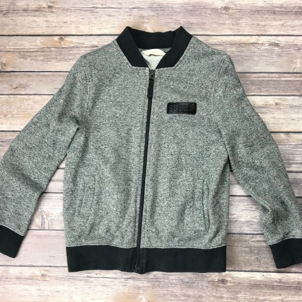 ❤️❤️❤️HP!!! NWT - H&M Boys Bomber Sweater Jacket - Picture 1 of 3